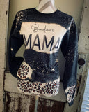 BadA** Mama Sweatshirt/Tee (Leopard Dip)