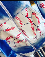 Baseball Mom Zip Hoodie