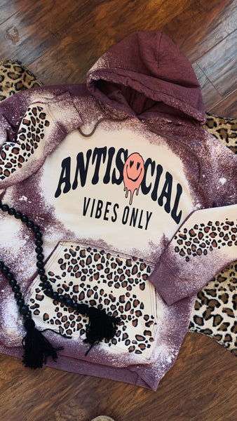 Anti Social Vibes Only Hoodie
