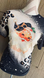 Santa Leopard Tee/Sweatshirt