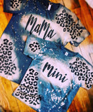 Mama/Mini Leopard Shoulder Tee